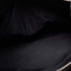 Pre Owned Chloe Black Leather Heart Charm Flap Satchel