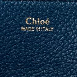 Pre Owned حقيبة كتف كلوي درو جلد سوداء صغيرة