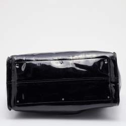 Pre Owned Chloe Black Patent Leather Cyndi Tote