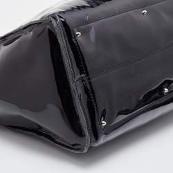 Pre Owned Chloe Black Patent Leather Cyndi Tote