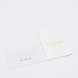 Pre Owned Chloe Black Patent Leather Cyndi Tote