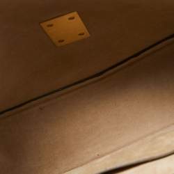 مملوكة مسبقًا Chloe Multicolor Suede Patchwork Studded Medium Drew Shoulder Bag