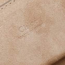 Chloé Beige Leather and Suede Mini Faye Crossbody Bag