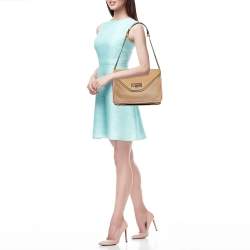 Pre Owned Chloe Brown Leather Medium Sally Shoulder Bag