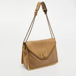 Pre Owned Chloe Brown Leather Medium Sally Shoulder Bag