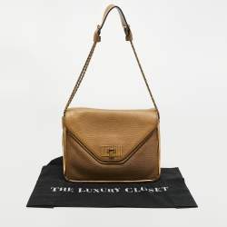 Pre Owned Chloe Brown Leather Medium Sally Shoulder Bag