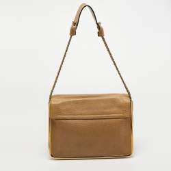Pre Owned Chloe Brown Leather Medium Sally Shoulder Bag