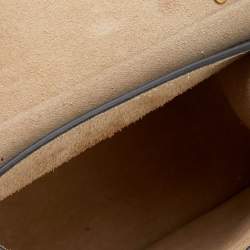 Pre Owned Chloe Black Leather Small Embellished Hudson Shoulder Bag