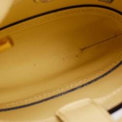 Pre Owned Chloe Yellow Leather Shoulder Bag