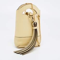 Pre Owned Chloe Yellow Leather Shoulder Bag