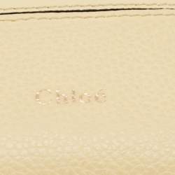 Pre Owned Chloe Yellow Leather Shoulder Bag