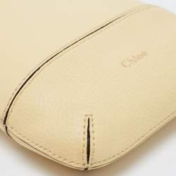 Pre Owned Chloe Yellow Leather Shoulder Bag