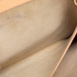 Pre Owned Chloe Beige Leather Drew Bijou Clutch