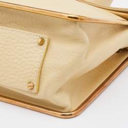 Pre Owned Chloe Beige Leather Medium Sally Shoulder Bag