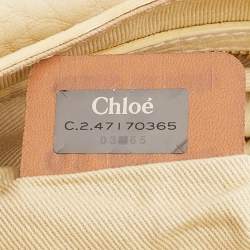 Pre Owned Chloe Beige Leather Medium Sally Shoulder Bag