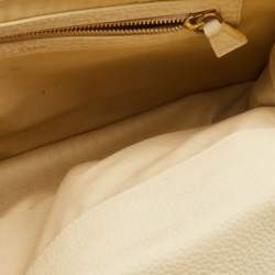 Pre Owned Chloe Beige Leather Medium Sally Shoulder Bag