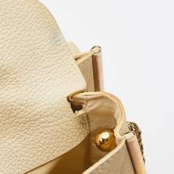 Pre Owned Chloe Beige Leather Medium Sally Shoulder Bag