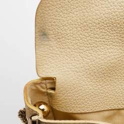 Pre Owned Chloe Beige Leather Medium Sally Shoulder Bag