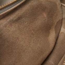 Pre Owned Chloe Beige Leather Mini C Vanity Shoulder Bag