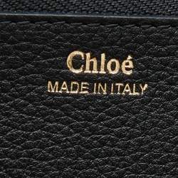 Pre Owned Chloe Beige Leather and Suede Tote