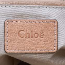 Pre Owned Chloe Brown Leather Medium Paraty Satchel