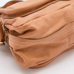 Pre Owned Chloe Brown Leather Medium Paraty Satchel