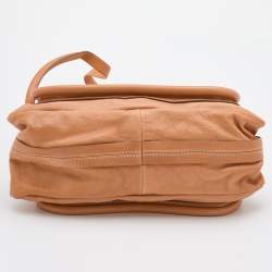 Pre Owned Chloe Brown Leather Medium Paraty Satchel