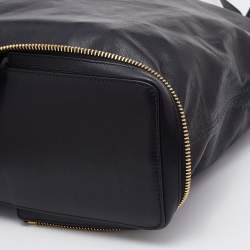 Pre Owned Chloe Black Leather Chain Detail Tote