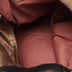 Pre Owned Chloe Metallic Bronze Leather Hobo