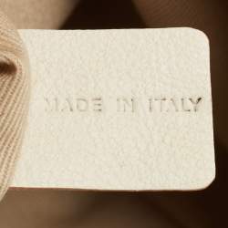 Pre Owned Chloe Cream Leather Paraty Satchel