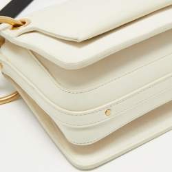 Chloe Off White Leather Roy Shoulder Bag