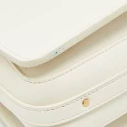 Chloe Off White Leather Roy Shoulder Bag
