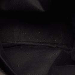 Chloe Black Leather Zip Messenger Bag