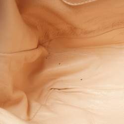 Pre Owned Chloe Light Blue Leather Large Elsie Shoulder Bag