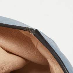 Pre Owned Chloe Light Blue Leather Large Elsie Shoulder Bag