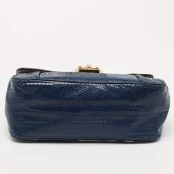 Pre Owned Chloe Blue Karung Medium Elsie Shoulder Bag