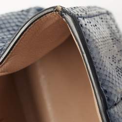 Pre Owned Chloe Blue Karung Medium Elsie Shoulder Bag