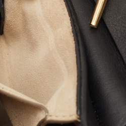 مملوكة مسبقًا Chloe Black Leather Mini Drew Embellished Crossbody Bag