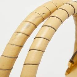 Pre Owned Chloe Yellow Leather Medium Marcie Shoulder Bag