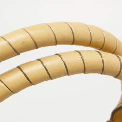 Pre Owned Chloe Yellow Leather Medium Marcie Shoulder Bag