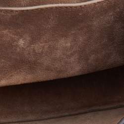 مملوكة مسبقًا Chloe Red Leather Small Drew Chain Crossbody Bag