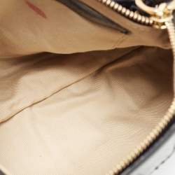 Pre Owned Chloe Black Leather Zip Hobo