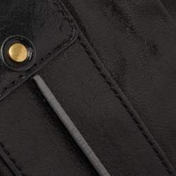 Pre Owned Chloe Black Leather Zip Hobo