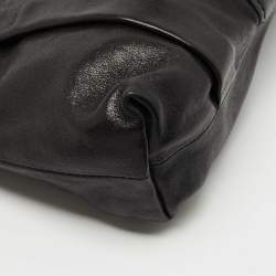 Pre Owned Chloe Black Leather Zip Hobo