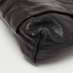 Pre Owned Chloe Black Leather Zip Hobo