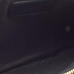 Chloe Metallic Gold/Black Snakeskin and Leather Clutch