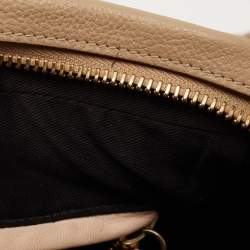 Pre Owned Chloe Beige Leather Large Paraty Satchel