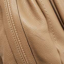 Pre Owned Chloe Beige Leather Large Paraty Satchel