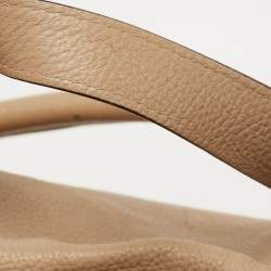 Pre Owned Chloe Beige Leather Large Paraty Satchel