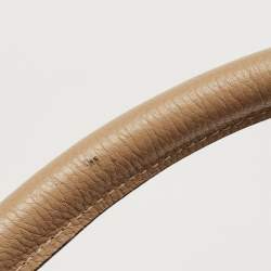 Pre Owned Chloe Beige Leather Large Paraty Satchel